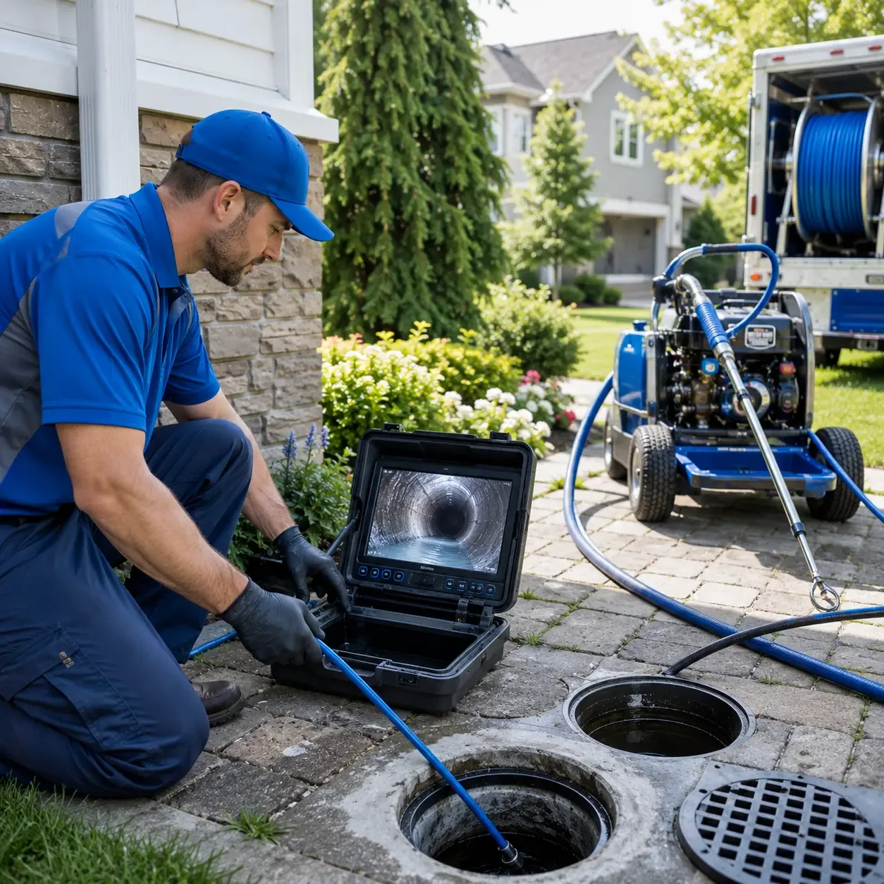 Outdoor drain cleaning professionals serving Perry, MI