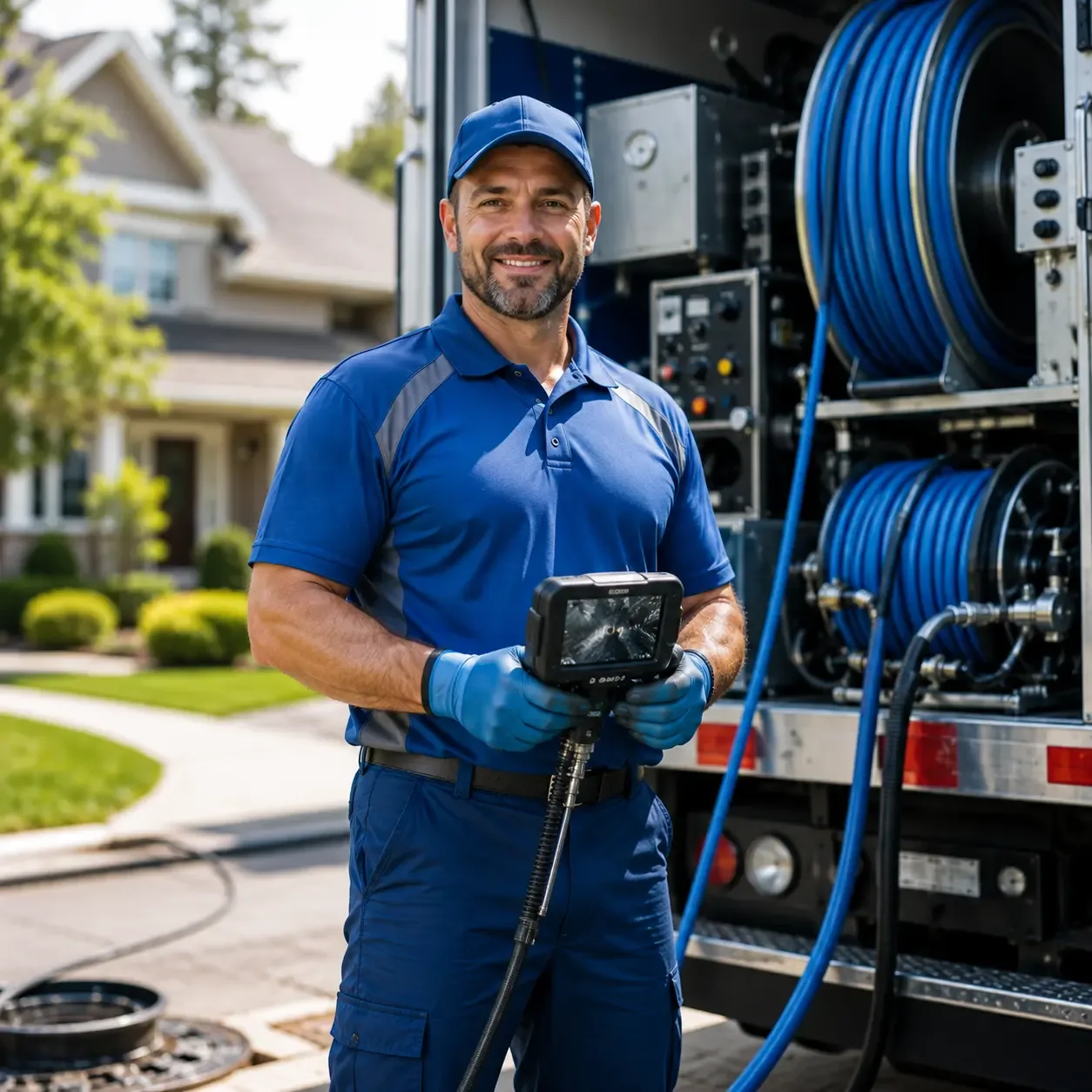 Local outdoor drain cleaning specialists in Perry, MI